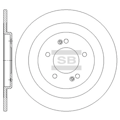 Hi-Q féktárcsa - SD1107 - TothCarparts