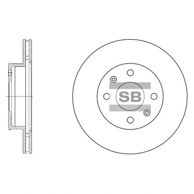 Hi-Q féktárcsa - SD2010 - TothCarparts