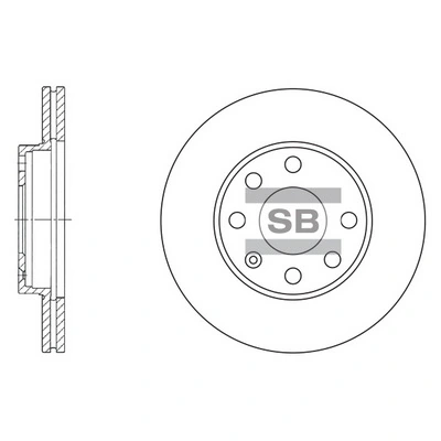 Hi-Q féktárcsa - SD3004 - TothCarparts