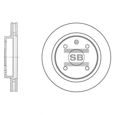 Hi-Q féktárcsa - SD3009 - TothCarparts