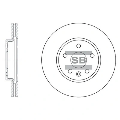 Hi-Q féktárcsa - SD3031 - TothCarparts