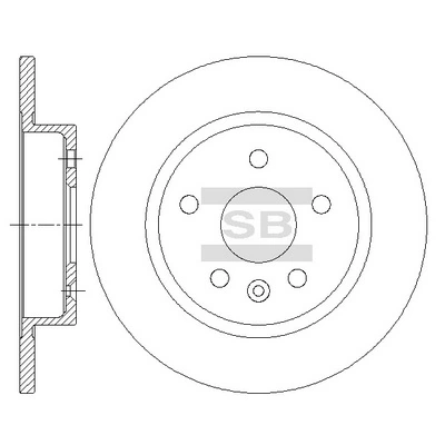 Hi-Q féktárcsa - SD3044 - TothCarparts