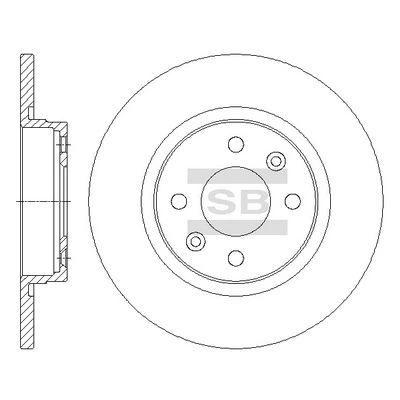Hi-Q féktárcsa - SD3049 - TothCarparts