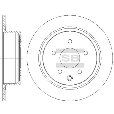 Hi-Q féktárcsa - SD3052 - TothCarparts