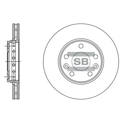 Hi-Q féktárcsa - SD3060 - TothCarparts