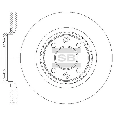 Hi-Q féktárcsa - SD3066 - TothCarparts