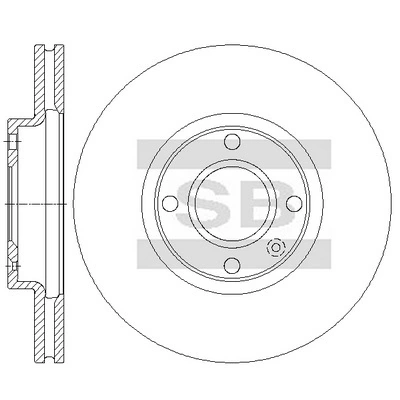 Hi-Q féktárcsa - SD3078 - TothCarparts