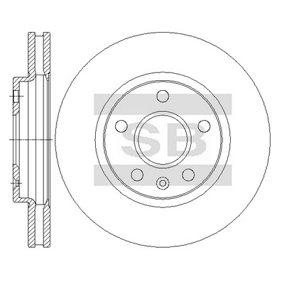 Hi-Q féktárcsa - SD3079 - TothCarparts