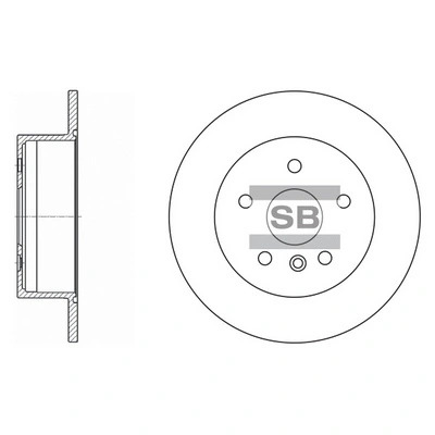 Hi-Q féktárcsa - SD4016 - TothCarparts