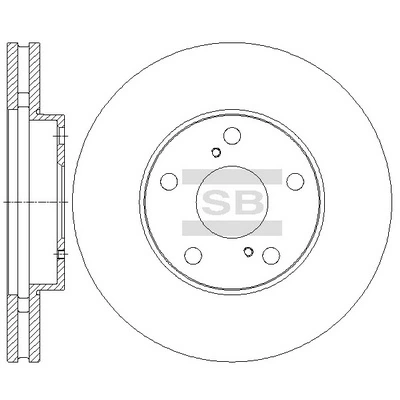 Hi-Q féktárcsa - SD4029 - TothCarparts