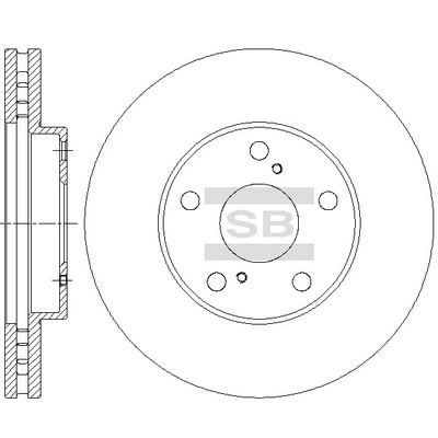 Hi-Q féktárcsa - SD4042 - TothCarparts