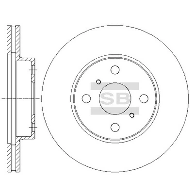 Hi-Q féktárcsa - SD4061 - TothCarparts