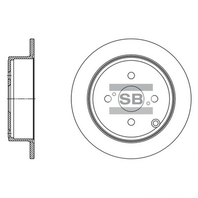 Hi-Q féktárcsa - SD4092 - TothCarparts