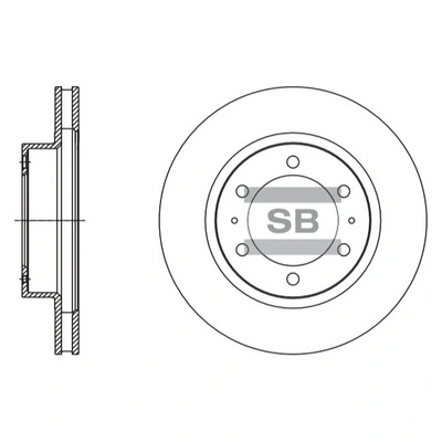 Hi-Q féktárcsa - SD4098 - TothCarparts