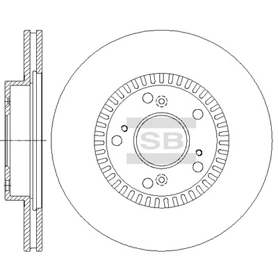 Hi-Q féktárcsa - SD4110 - TothCarparts