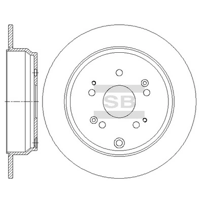 Hi-Q féktárcsa - SD4119 - TothCarparts