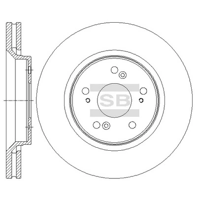 Hi-Q féktárcsa - SD4120 - TothCarparts