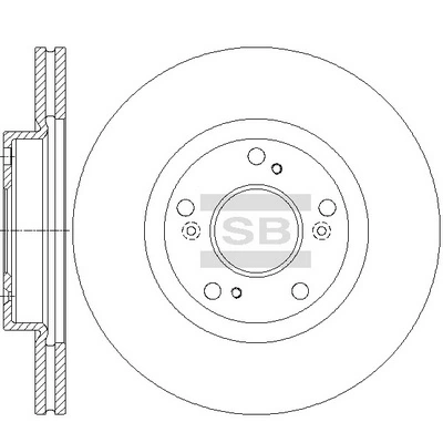 Hi-Q féktárcsa - SD4135 - TothCarparts