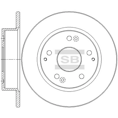 Hi-Q féktárcsa - SD4140 - TothCarparts