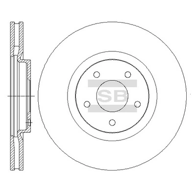 Hi-Q féktárcsa - SD4239 - TothCarparts