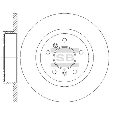 Hi-Q féktárcsa - SD4252 - TothCarparts