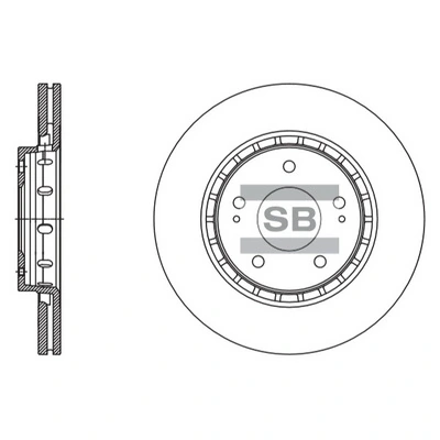 Hi-Q féktárcsa - SD4329 - TothCarparts