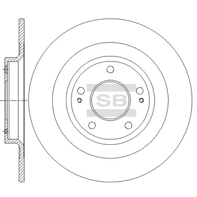 Hi-Q féktárcsa - SD4344 - TothCarparts
