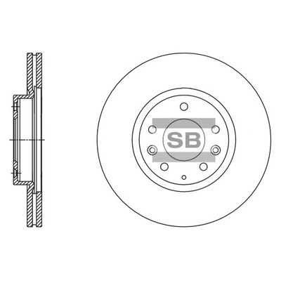 Hi-Q féktárcsa - SD4417 - TothCarparts