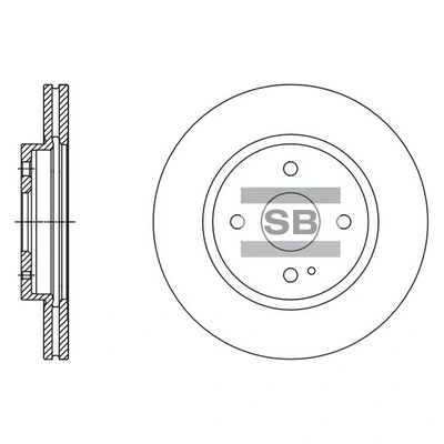 Hi-Q féktárcsa - SD4418 - TothCarparts