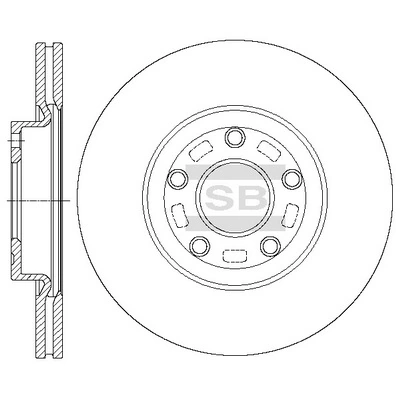 Hi-Q féktárcsa - SD4428 - TothCarparts