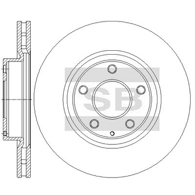 Hi-Q féktárcsa - SD4440 - TothCarparts