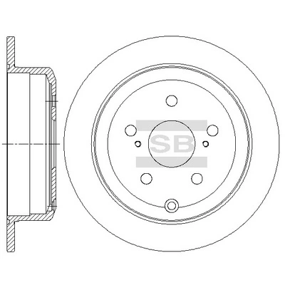 Hi-Q féktárcsa - SD4628 - TothCarparts