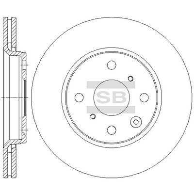 Hi-Q féktárcsa - SD4630 - TothCarparts