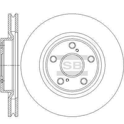 Hi-Q féktárcsa - SD4644 - TothCarparts