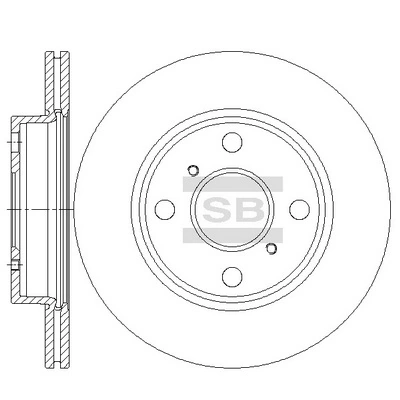 Hi-Q féktárcsa - SD4676 - TothCarparts