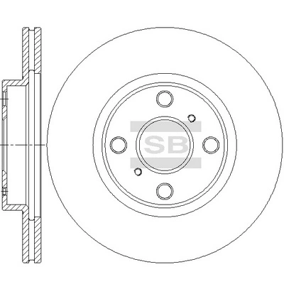 Hi-Q féktárcsa - SD4678 - TothCarparts