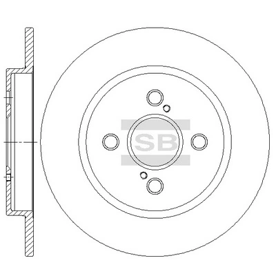 Hi-Q féktárcsa - SD4695 - TothCarparts