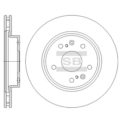 Hi-Q féktárcsa - SD4810 - TothCarparts