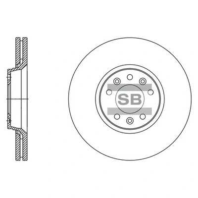 Hi-Q féktárcsa - SD5004 - TothCarparts