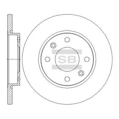Hi-Q féktárcsa - SD5006 - TothCarparts