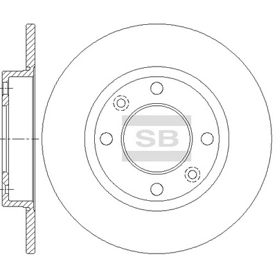Hi-Q féktárcsa - SD5008 - TothCarparts