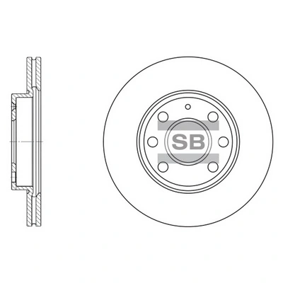 Hi-Q féktárcsa - SD5102 - TothCarparts