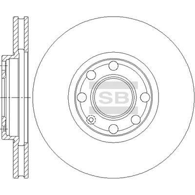 Hi-Q féktárcsa - SD5107 - TothCarparts