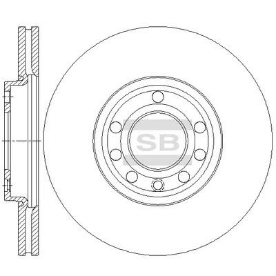 Hi-Q féktárcsa - SD5112 - TothCarparts