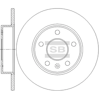 Hi-Q féktárcsa - SD5113 - TothCarparts