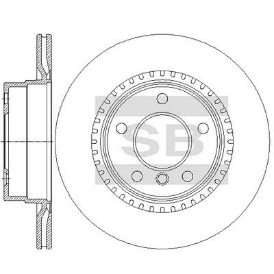 Hi-Q féktárcsa - SD5205 - TothCarparts