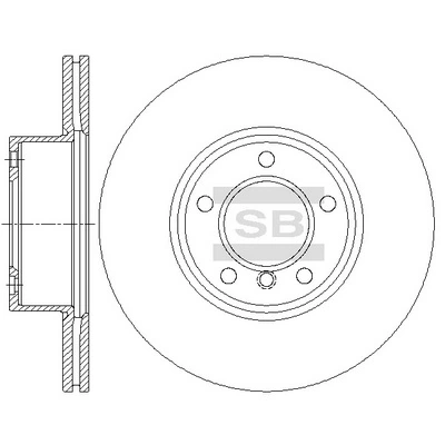 Hi-Q féktárcsa - SD5208 - TothCarparts