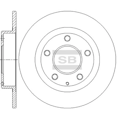 Hi-Q féktárcsa - SD5301 - TothCarparts