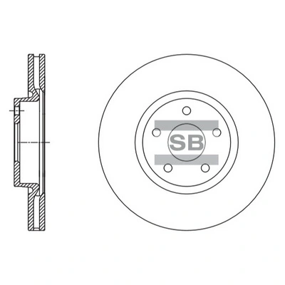 Hi-Q féktárcsa - SD5304 - TothCarparts
