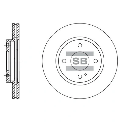 Hi-Q féktárcsa - SD5306 - TothCarparts